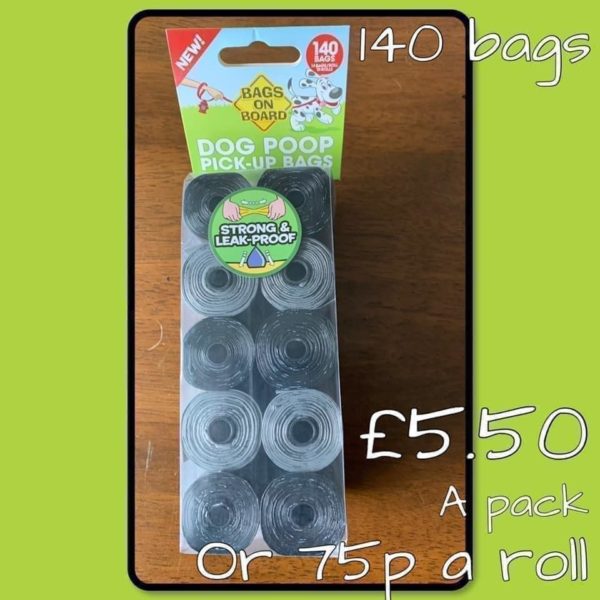 Poo bags - lead rolls