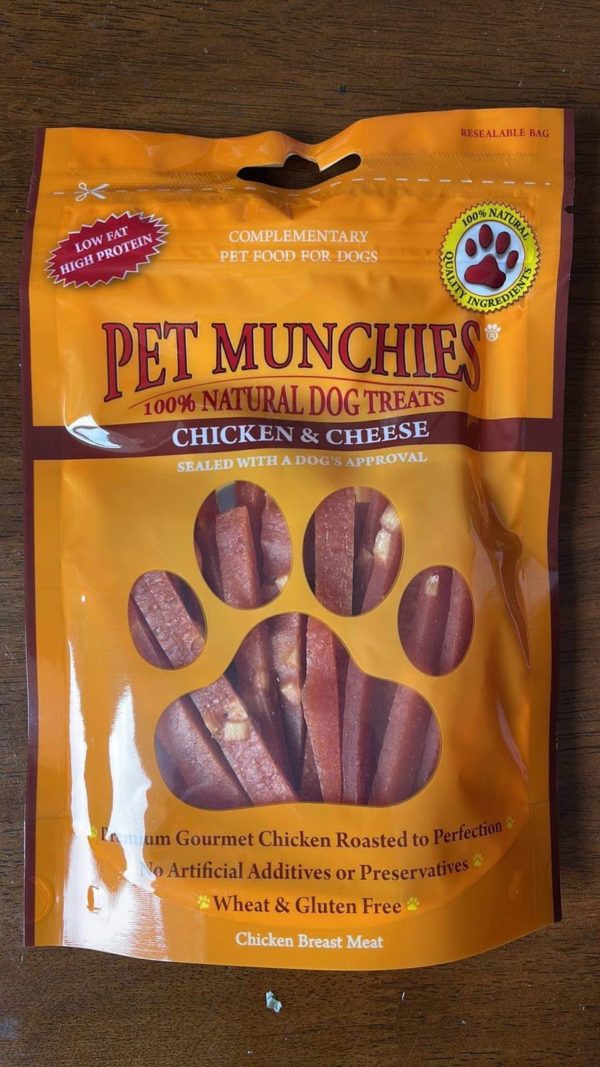 Pet Munchies Chicken and cheese strips
