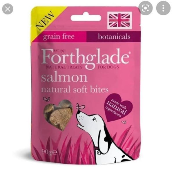 Forthglade natural salmon soft bites