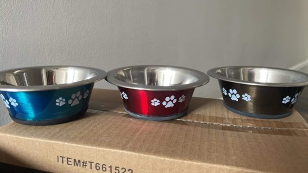 Posh paws stainless steel cat bowls