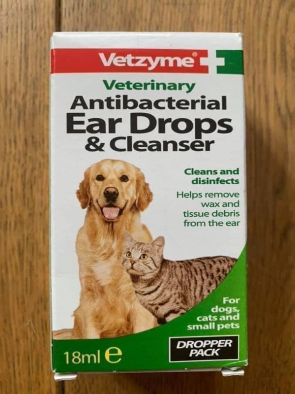 Vetzyme antibacterial ear drops