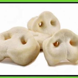 Puffed pig snouts
