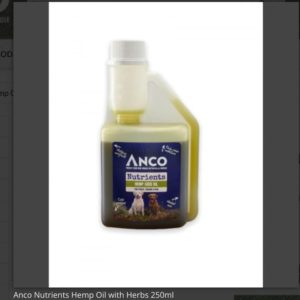 anco nutrients hemp oil with herbs 250ml