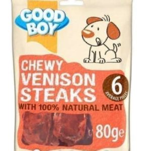 Good boy vension steaks