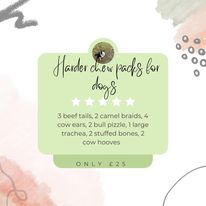 Harder chew pack for dogs