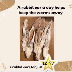 A rabbit ear a day helps keep the worms away