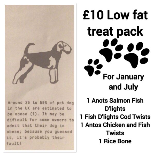 £10 low fat treat pack for July