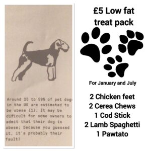 £5 low fat treat pack for June