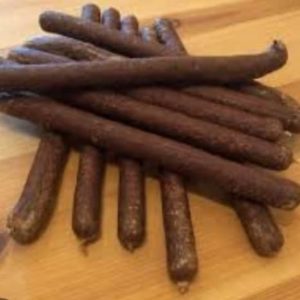 8 inch venison sausages ( meaty sticks )