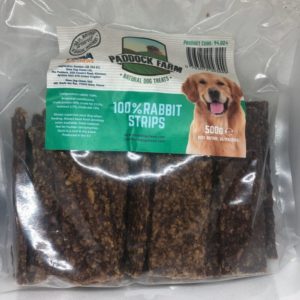 rabbit strips per 100g