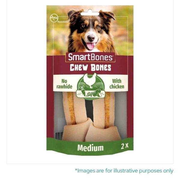 Smart bones beef medium bones (pack of 2)