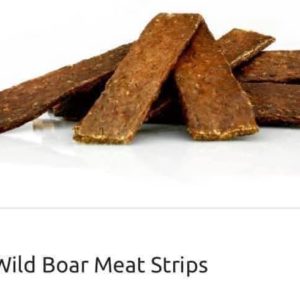 Wild boar meat strips per 100g