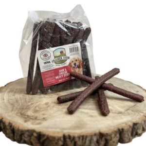 Ham and cheese 8inch sausages ( meaty sticks)