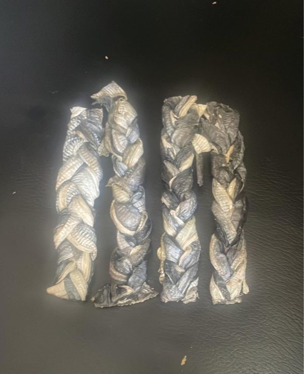 Fish skin braid