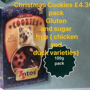 Christmas cookie pack chicken and duck variety