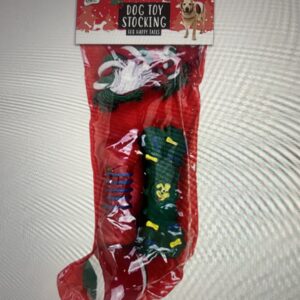 Christmas dog toy stocking