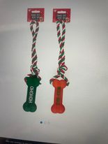 Christmas dog rope toy