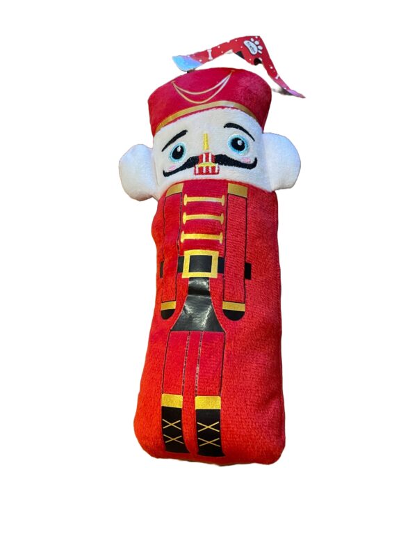 Small Squeaking Plush Nutcracker