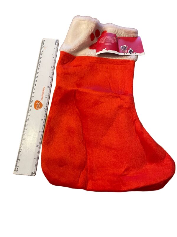 Plush Pet Paw Stocking