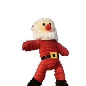 Squeaking Christmas Character Dog Toy (santa, or snowman)