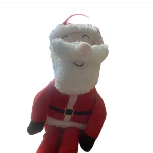 Squeaking Plush Santa Toy