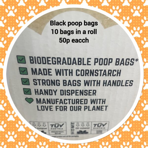 Biodegradable poo bags (10 bags in a roll) - Image 2