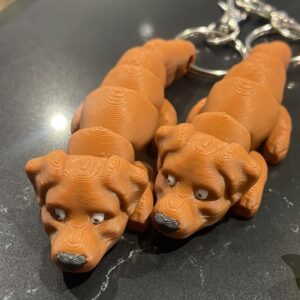 Dog Key ring Chocolate Labrador
