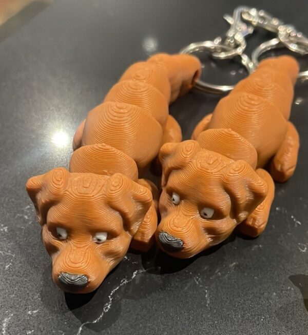 Dog Key ring Chocolate Labrador