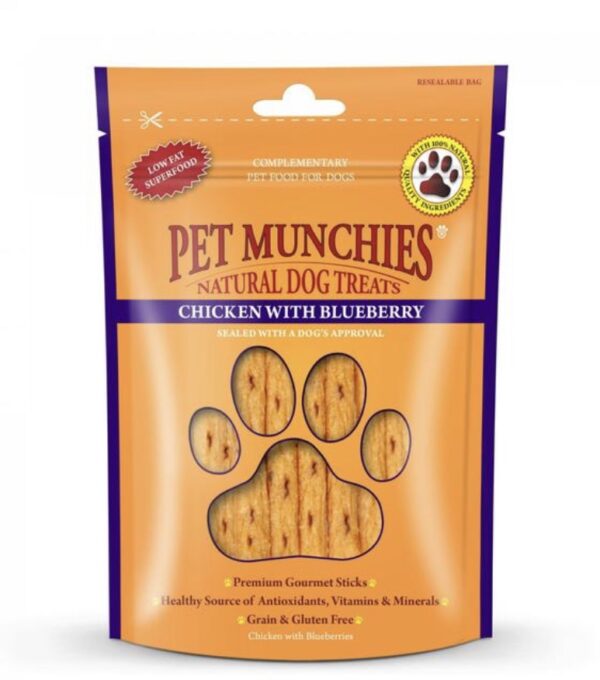 Pet munchies Chicken with Blueberries