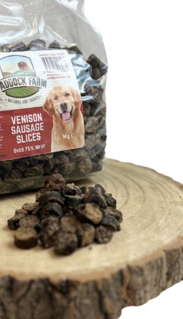 Venison sausage Slices per 100g