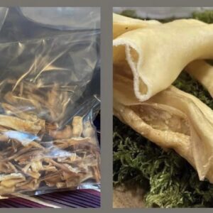 Dried lamb skin pieces 50g