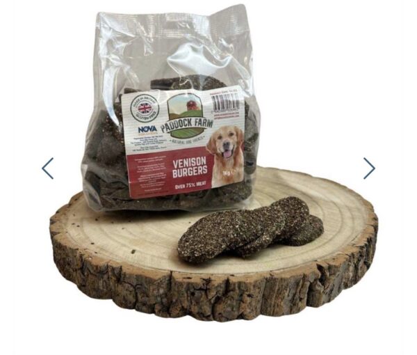 Venison burgers from Nova -pack of 4