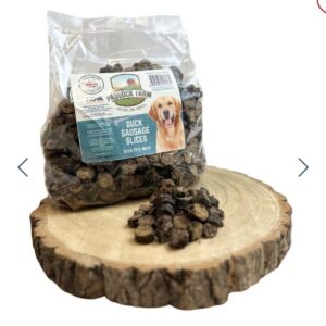 Duck sausage slices 100g