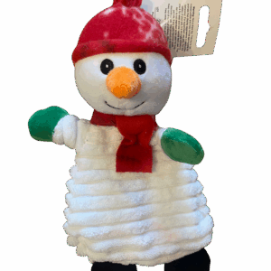 Christmas plush crackle toy SNOWMAN