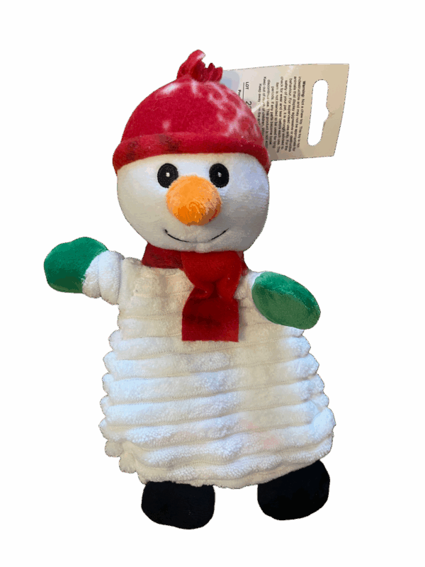 Christmas plush crackle toy SNOWMAN