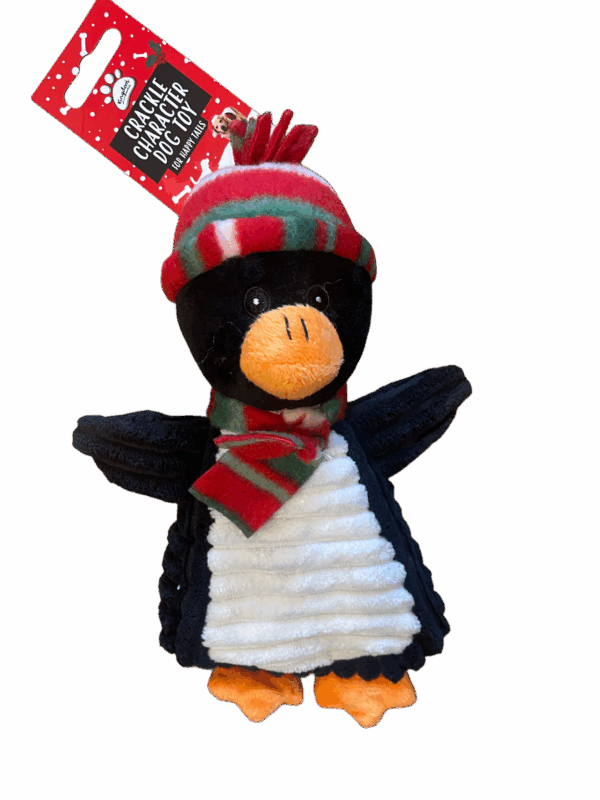 Christmas plush crackle toy PENGUIN