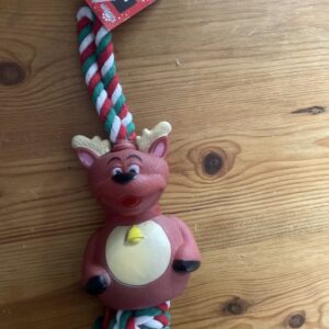Dog rope toy - reindeer
