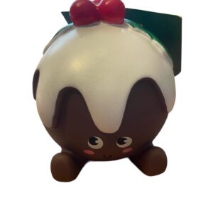 Large squeaking vinyl dog toy - CHRISTMAS PUDDING