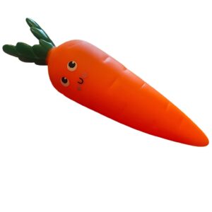 Large Christmas squeaking vinyl dog toy -CARROT