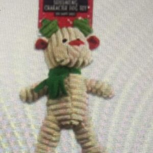 Squeaking character dog toy  - Reindeer