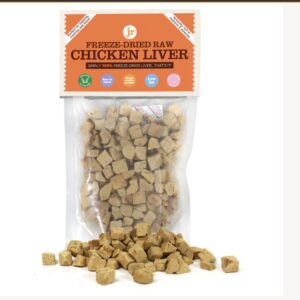 JR freeze dried chicken liver treats