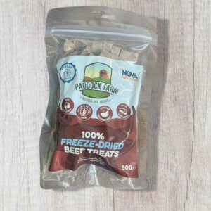 Nova freeze dried beef treats